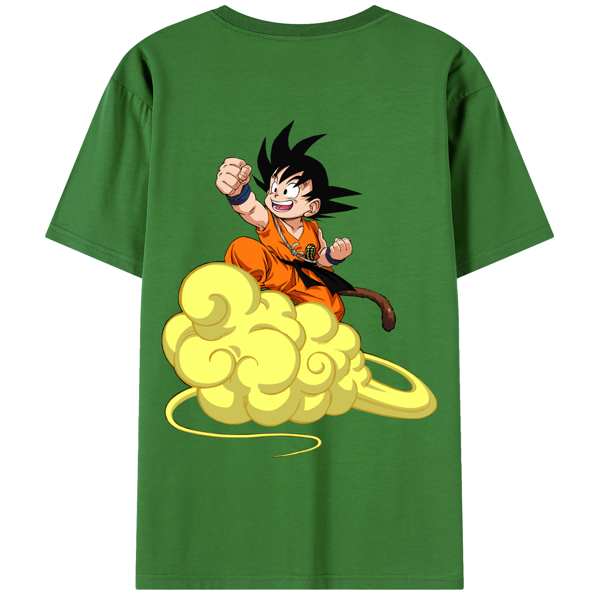 （画像用） ドラゴンボール 孫悟空（そん ごくう）Son Goku カカロット DRAGON BALL Kakarotto レディース半袖Tシャツ(バックプリント)